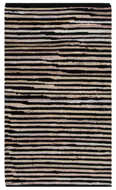 Safavieh Rag Rug Handwoven Rug In Black