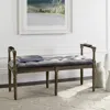 Safavieh Raiden Linen Rustic Oak Bench