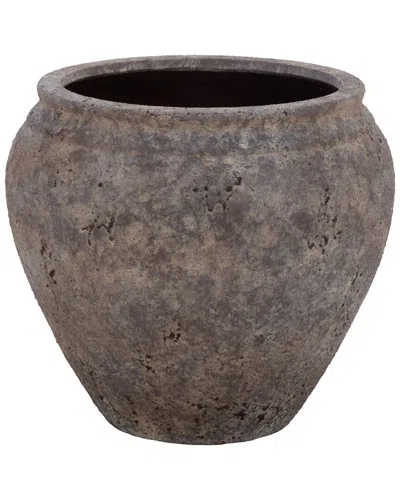 Safavieh Ramsey Large Planter Pot In Brown