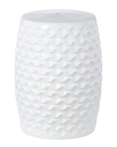 Safavieh Randon Garden Stool In White
