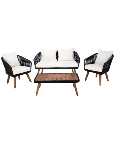 Safavieh Ransin 4pc Living Set In Black