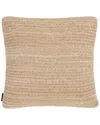 Safavieh Rava 18x18 Cotton Pillow In Brown