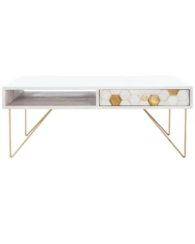 Safavieh Raveena Coffee Table In White