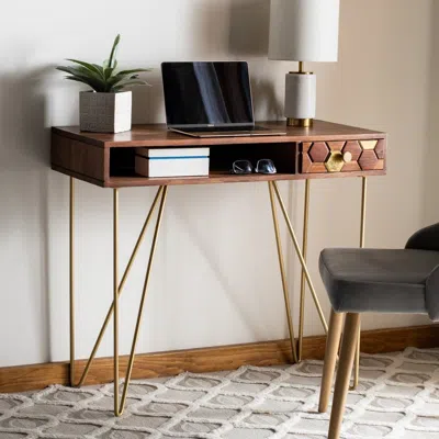 Safavieh Raveena Desk In Brown