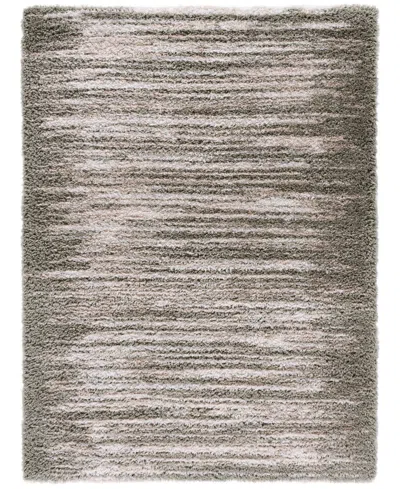 Safavieh Ravine Shag Rve352b 5'3"x7'6" Area Rug In Green