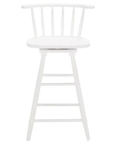 Safavieh Ray Swivel Counter Stool In White
