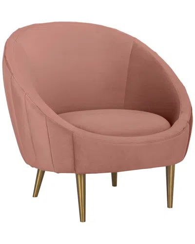 Safavieh Razia Channel Tufted Tub Chair In Pink