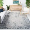 Safavieh Reflection Machine Made Area Rug, Beige / Grey Traditional Style Easy Care In Blue