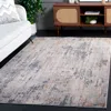 Safavieh Reflection Machine Made Area Rug, Cream / Grey Contemporary Style Easy Care In Gray