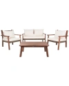 Safavieh Reid 4pc Living Set