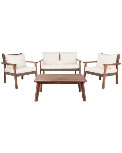 Safavieh Reid 4pc Living Set In White