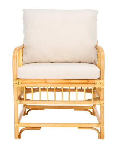 Safavieh Reiley Accent Chair With Cushion In White