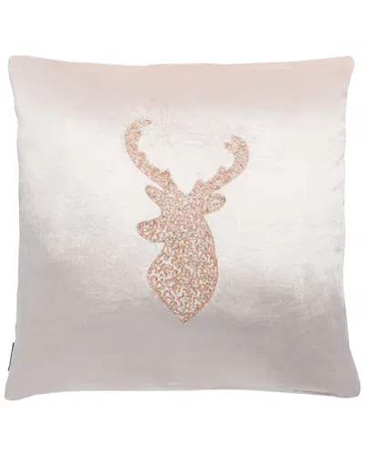 Safavieh Rein Pillow In Blush