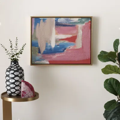 Safavieh Rejuvenation Framed Linen Canvas In Multi