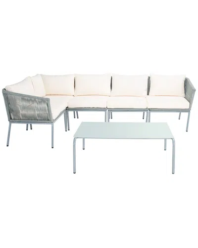 Safavieh Remsin Outdoor Living Set In Black