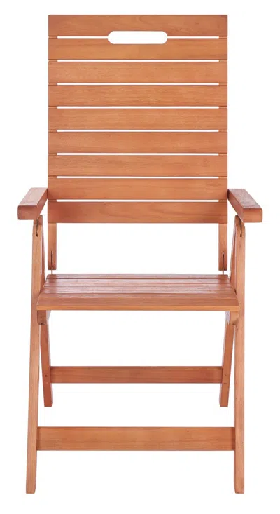 Safavieh Rence Folding Chair In Brown