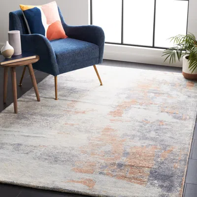 Safavieh Restoration Vintage Hand Made Area Rug, Blue / Brown Contemporary Style Non-shedding