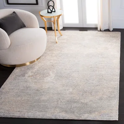 Safavieh Restoration Vintage Hand Made Area Rug, Gold / Ivory Transitional Style Non-shedding In Neutral