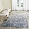 Safavieh Restoration Vintage Hand Made Area Rug, Ivory / Blue Transitional Style Non-shedding In Blue