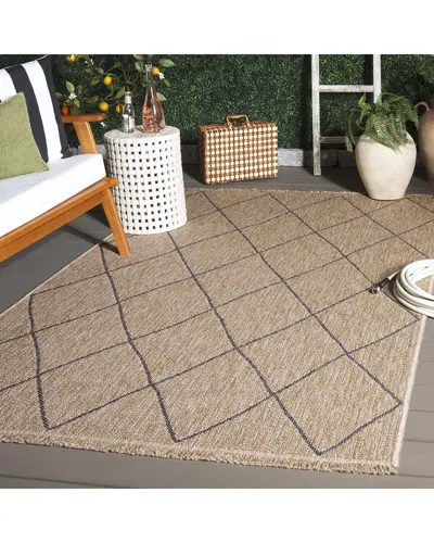 Safavieh Retreat Drizzle Power-loomed Indoor/outdoor Rug In Brown
