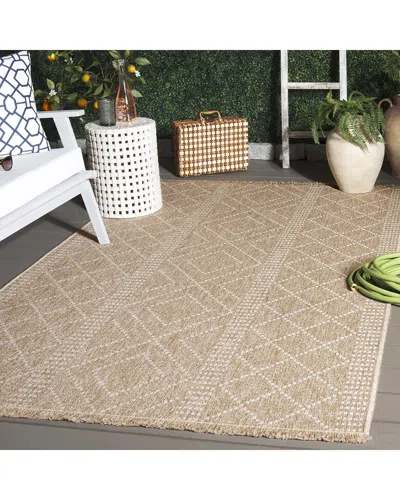 Safavieh Retreat Mesa Power-loomed Indoor/outdoor Rug In Neutral