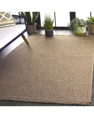 SAFAVIEH SAFAVIEH RETREAT NATURAL POWER-LOOMED INDOOR/OUTDOOR RUG