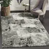 Safavieh Retro Machine Made Area Rug, Cream / Grey Transitional Style Easy Care In Gray