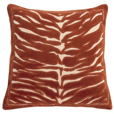 Safavieh Rhea Pillow In Red,ivory