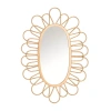Safavieh Rime Wall Mount Oval Wall Mirror In Yellow