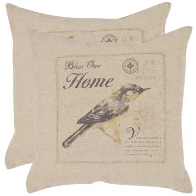Safavieh Rio Linen Throw Pillow