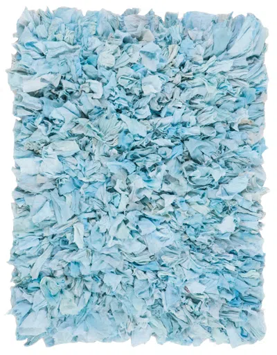 Safavieh Rio Shag Collection Handmade Rug In Blue
