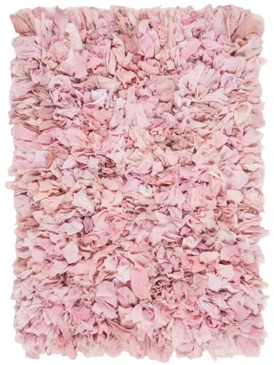 Safavieh Rio Shag Handmade Rug In Pink