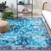 Safavieh Riviera Non-slip Machine Washable Area Rug, Navy / Light Blue Bohemian Style Easy Care In Blue