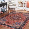 Safavieh Riviera Non-slip Machine Washable Area Rug, Red / Blue Traditional Style Easy Care In Multi