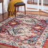 Safavieh Riviera Non-slip Machine Washable Area Rug, Red / Blue Traditional Style Easy Care In Multi