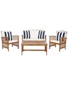 Safavieh Rocklin 4pc Outdoor Set