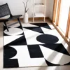 Safavieh Rodeo Drive Hand Made Area Rug, Ivory / Black Contemporary Style Non-shedding In Black
