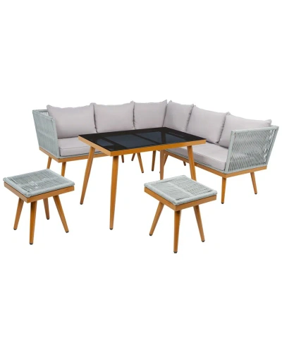 SAFAVIEH SAFAVIEH ROMLIN OUTDOOR DINING SET