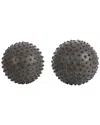 Safavieh Roni Set Of 2 Decorative Balls Table Decor In Brown