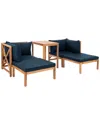 Safavieh Ronson Outdoor 5pc Sectional Set
