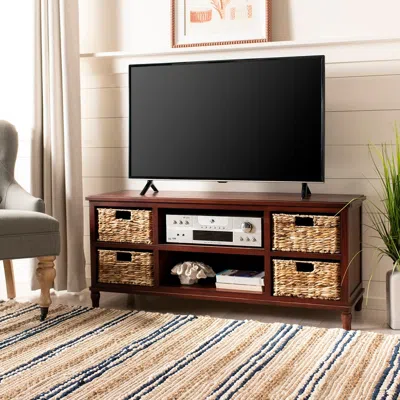 Safavieh Rooney Entertainment Unit In Brown