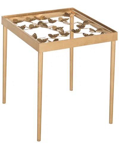 SAFAVIEH ROSALIE BUTTERFLY SIDE TABLE