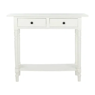 Safavieh Rosemary Storage 2-drawer Console Table In White