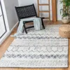 Safavieh Roslyn Hand Made Area Rug, Black / Ivory Bohemian Style Non-shedding In Gray