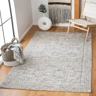 Safavieh Roslyn Hand Made Area Rug, Grey / Beige Traditional Style Non-shedding In Neutral