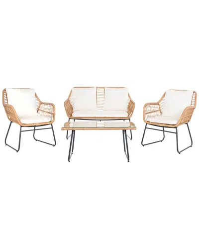 Safavieh Roston Outdoor 4pc Living Set