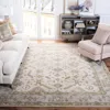 Safavieh Royalty Hand Made Area Rug, Cream / Light Grey Traditional Style Non-shedding In Neutral