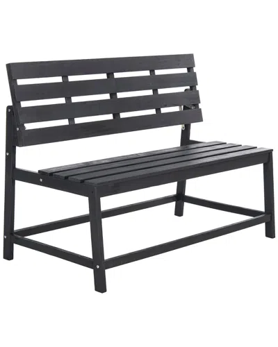 Safavieh Ruben Outdoor Balcony Bench And Table In Gray