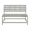 Safavieh Ruben Natural Wood Patio Bench In Gray