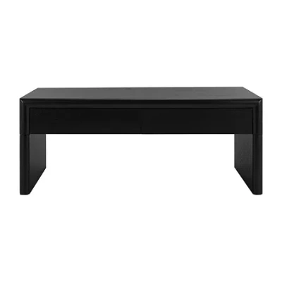 Safavieh Rune Storage 2-drawer Coffee Table In Black